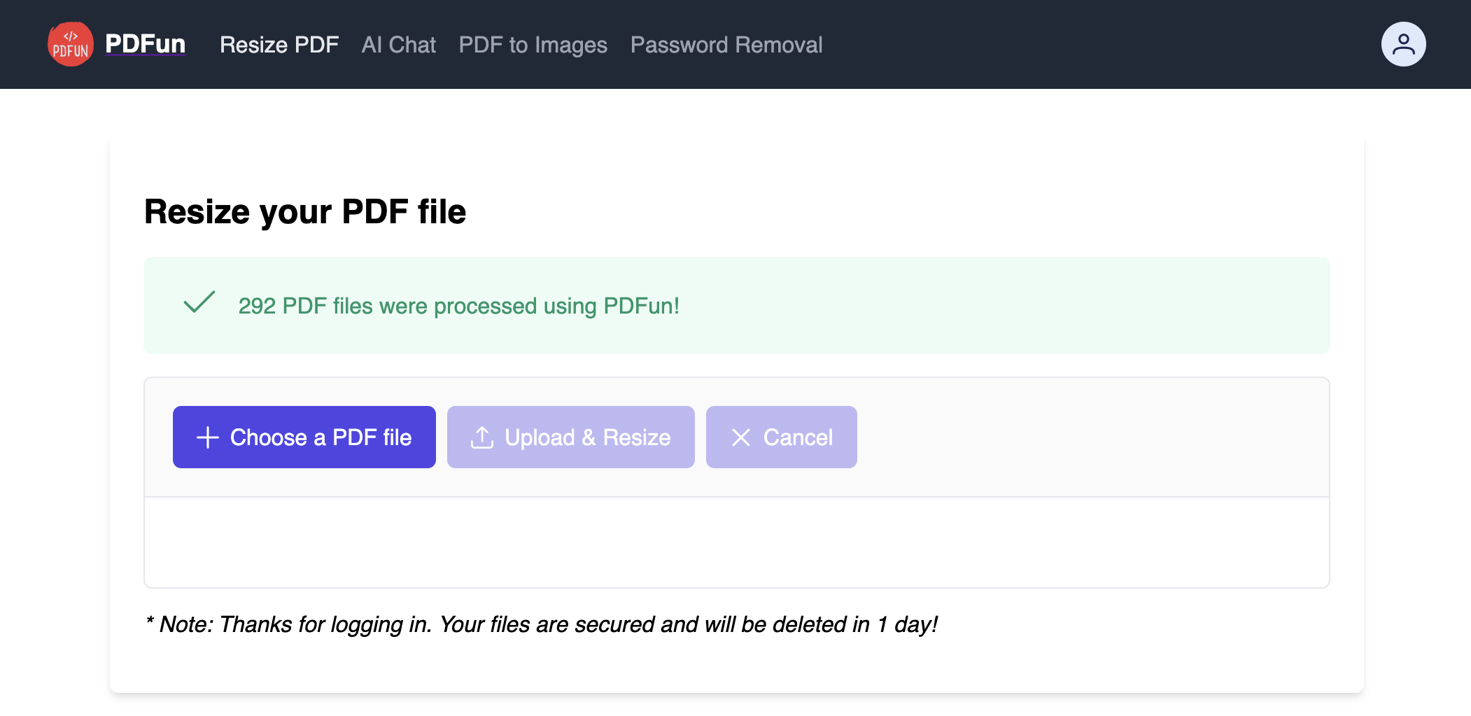 PDFun (Open Source PDF Services)
